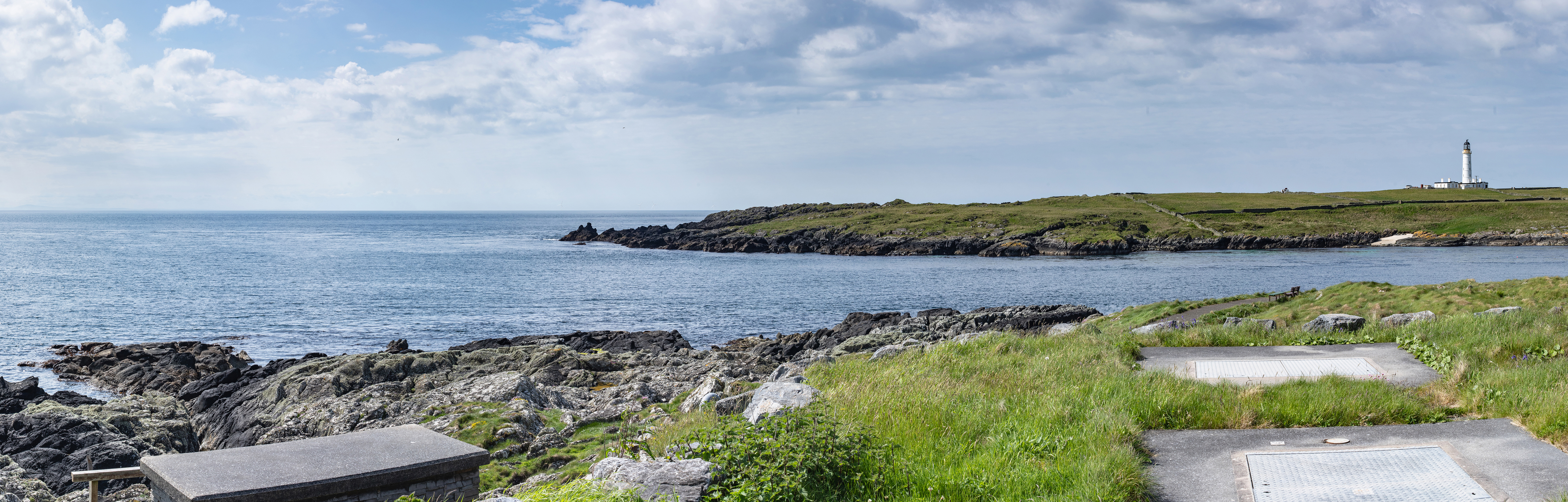 View of Malin Sea Offshore Windfarm from Portnahaven Islay