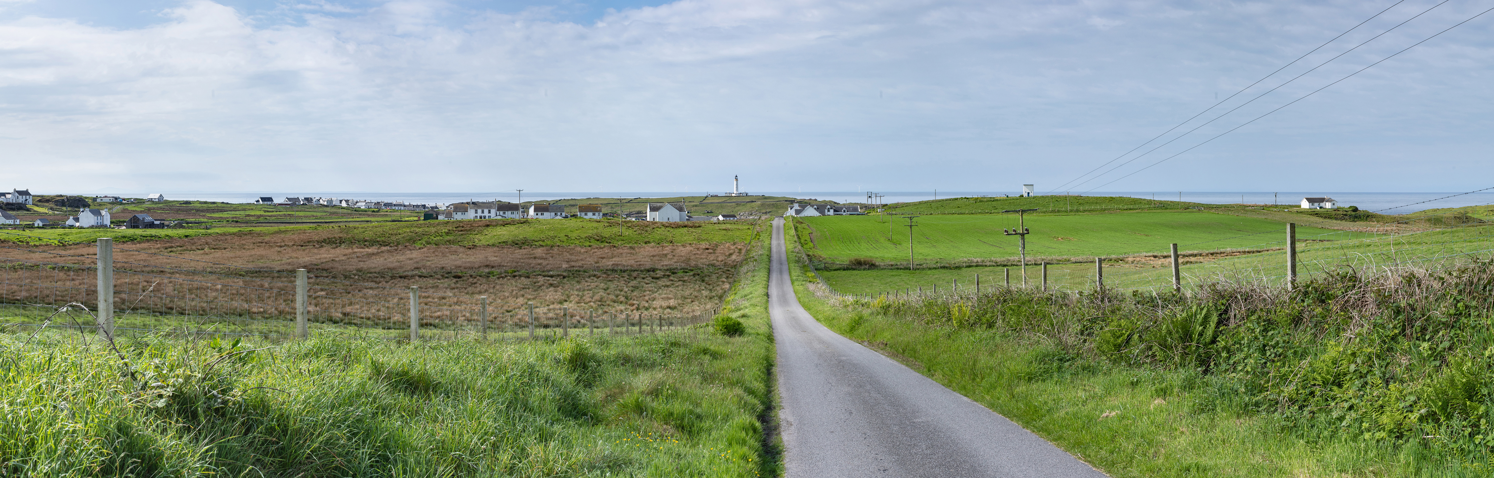 View of Malin Sea Offshore Windfarm from Portnahaven Islay