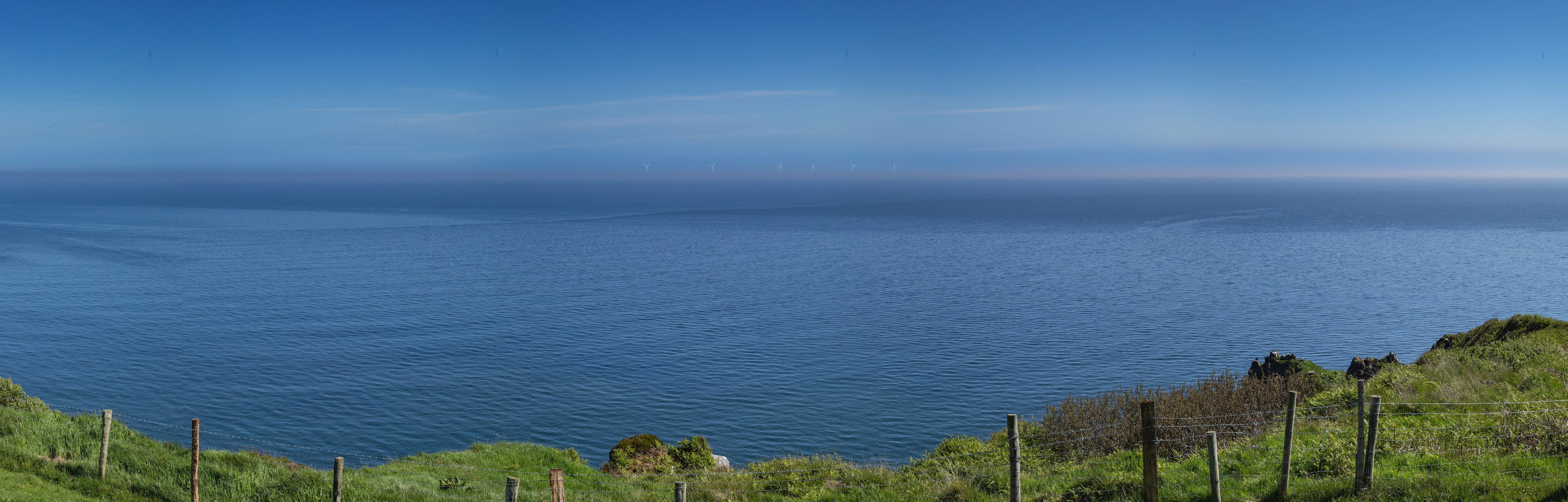 View of Malin Sea Offshore Windfarm from Shrove Viewpoint