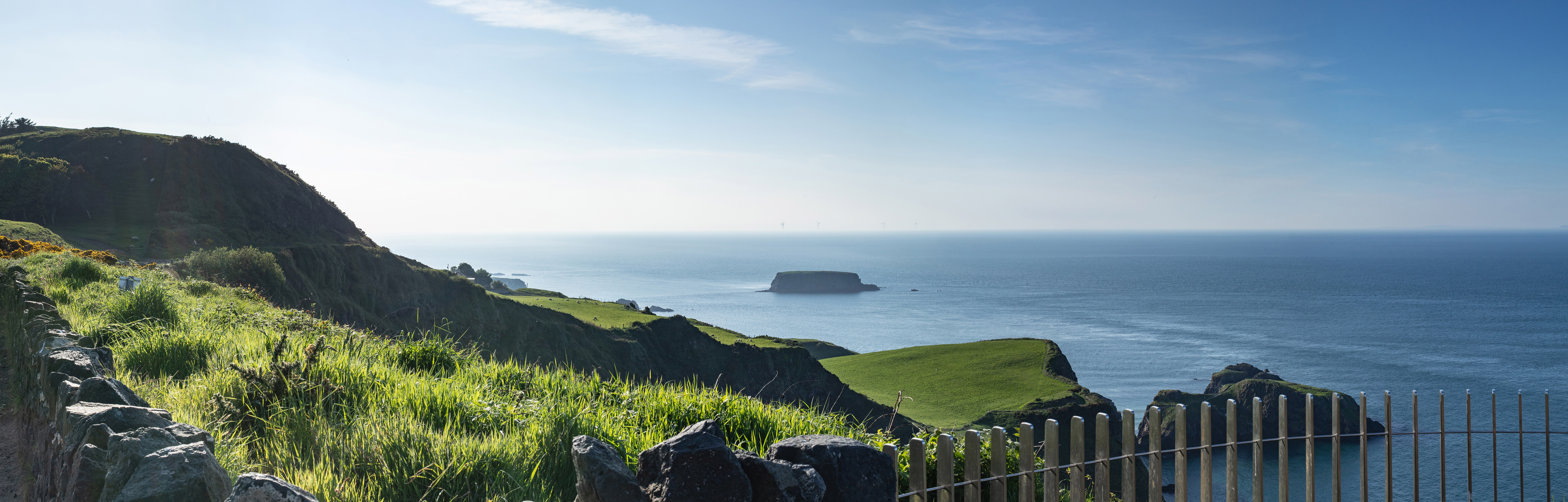 View of Malin Sea Offshore Windfarm from Portnaveeny Viewpoint